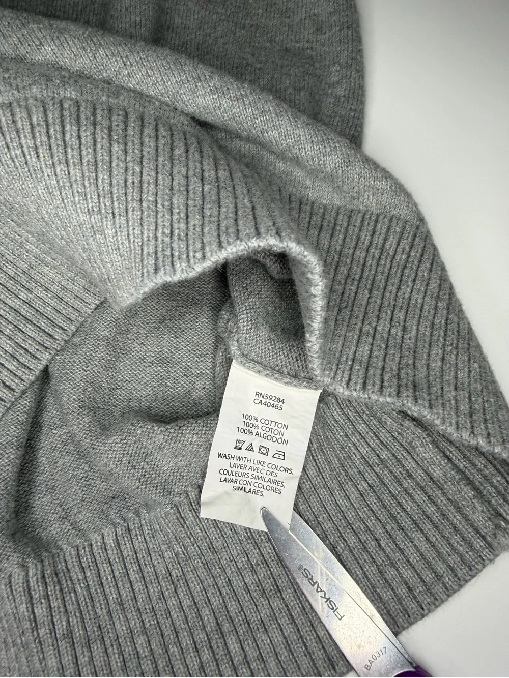 The Children's Place Gray V-Neck Sweater